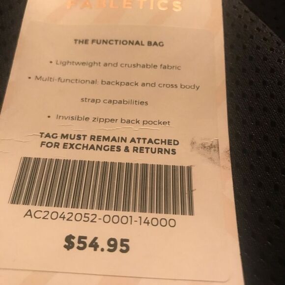 ✔️Fabletics soft backpack - versatile - Picture 3 of 5